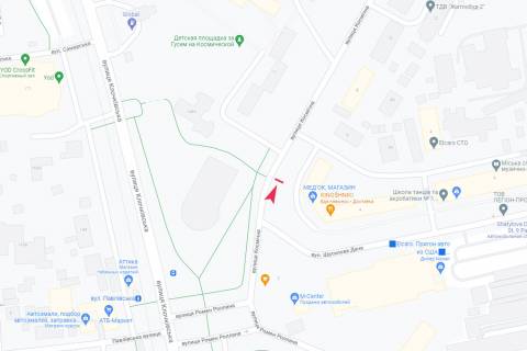 Беклайт A у Харкові, 3,1х2,2  Космічна вул., 2 - Шатилова Дача вул. схема