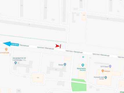 Призма B в Харькове, 3х6  просп. Ювілейний (П'ятдесятиріччя ВЛКСМ ) 51 (2), з центру (Кіноленд) - 383280 схема