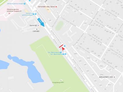 Призма B в Харькове, 3х6  Клочківська вул. - Фронтовиків бул., з центру - 382757 схема