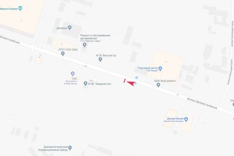 Билборд B в Днепр (Днепропетровск), 3х6  Дніпросталівська (Винокурова)  вул., 11 схема