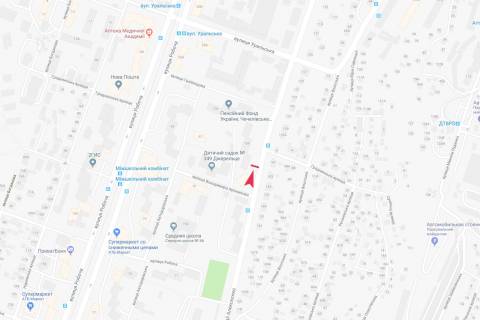 Билборд B в Днепр (Днепропетровск), 3х6  Надії Алексєєнко (Чичеріна) вул., 106 схема