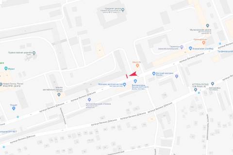 Билборд A в Днепр (Днепропетровск), 3х6  Велика Діївська (Братів Трофімових) вул., 45 схема