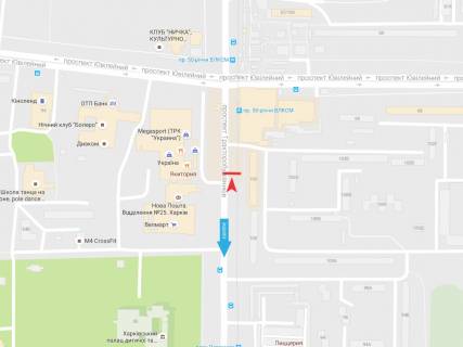 Призма A в Харькове, 3х6  Тракторостроителей,пр-т 102, в центр - 383155 схема