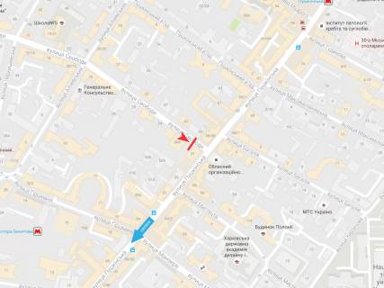 Призма A в Харькове, 2х3  Свободы ул.,36-А (2x3)призма - 270476 схема
