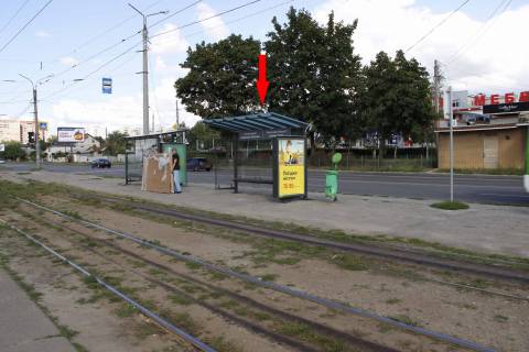 Сiтiлайт B у Харкові, 1,24х1,84  Академика Павлова ул., 271 (2) (остановка ст. м. Академика Павлова), из центра Фото 1