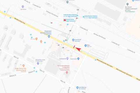 Призма A в Харькове, 3х6  Московский пр-т, 274 В - "Пролетарская" ст.м., в центр - 382903 схема