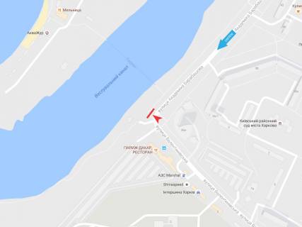 Призма A в Харькове, 3х6  Барабашова ул. - Валентиновская ул. - 382367 схема