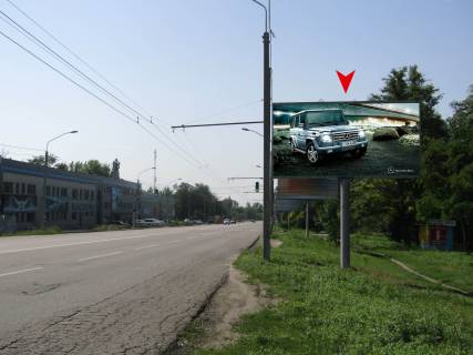 Билборд A в Днепр (Днепропетровск), 3х6  Запорізьке шосе, Тополя - 3 ж/м (навпроти спорткомплекс "Алан", перед світлофором) фото 1