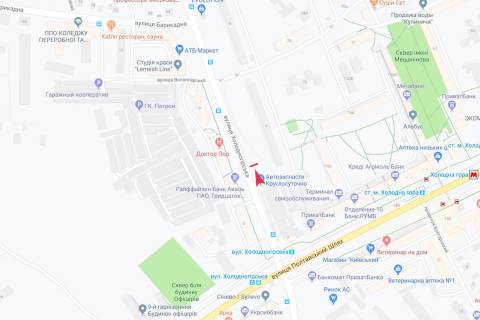 Билборд A в Харькове, 3х6  Холодногірська (Єлізарова) вул., 4, з центру схема