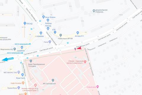 Ситилайт B в Харькове, 1,24х1,84  Салтовское шоссе, 268 (остановка "Драгоманова"), в центр схема