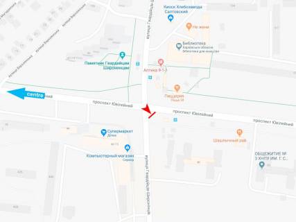 Скроллер A в Харькове, 3,1х2,2  просп. Ювілейний (П'ятдесятиріччя ВЛКСМ ), 48-Б - Гвардійців-Широнінців вул., з центру - 383272 схема