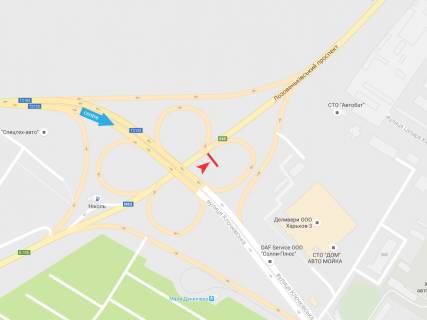 Билборд A в Харькове, 3х6  Клочковская ул., 370 - Лозовеньковский пр. (5) схема