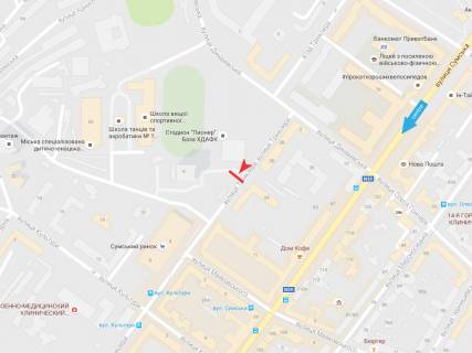 Сiтiлайт A у Харкові, 1,2х1,8  Трінклера вул. , 24-правий схема
