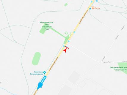 Ситилайт A в Харькове, 1,24х1,84  Белгородское шоссе - Рудика ул. (1) (остановка "Мемориал Славы") схема