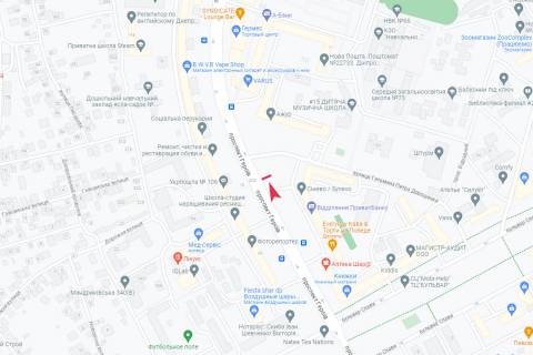 Билборд A в Днепр (Днепропетровск), 3х6  Героїв просп., (через дорогу від будинку №12) схема