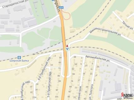 Билборд B в Николаеве, 6x3  просп. Богоявлениский - Широкобальский мост схема