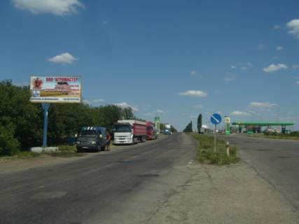 Билборд B в Николаеве, 6x3  Баштанское шоссе - АЗС, въезд фото 1