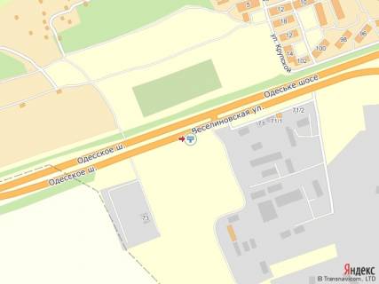 Билборд A в Николаеве, 6x3  Одесская трасса - въезд схема