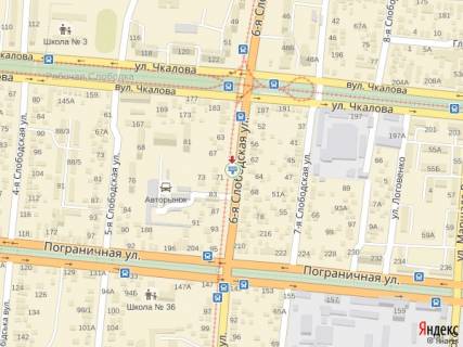 Билборд A в Николаеве, 6x3  ул. 6-я Слободская, 69 схема