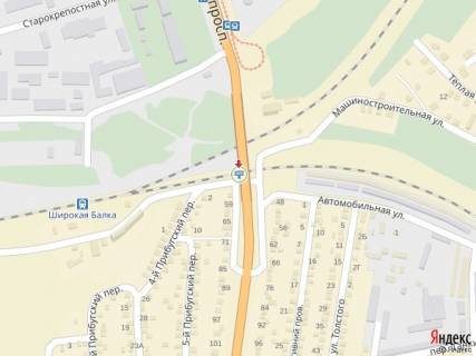 Билборд A в Николаеве, 6x3  просп. Богоявленский (разделитель) схема