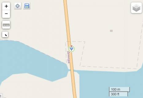 Билборд B в Николаеве Траса Р-02, Демидів, в`їзд, 600м від до вул. Вербова напрямок Київ схема