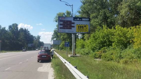 Билборд A в Киеве Траса Київ-Іванків-Овруч, праворуч, розвилка з вул.Богатирською напрямок пл-дь Шевченка, вул.Богатирська ,Київ фото 1