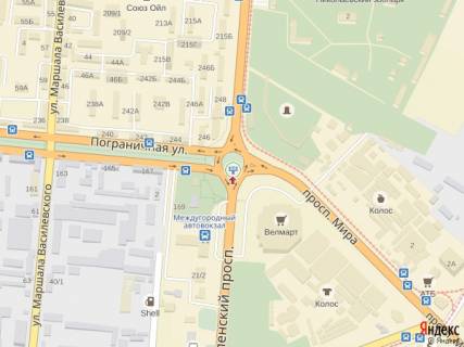 Призма A в Николаеве, 6x3  просп. Богоявленский - кольцо Автовокзал - 285094 схема