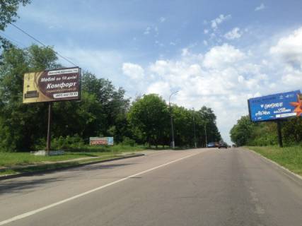 Билборд B в Вышгороде вул.Шолуденка, ресторан Вишеград напрямок вул. Ватутіна, траса Київ -Іванків-Овруч фото 1
