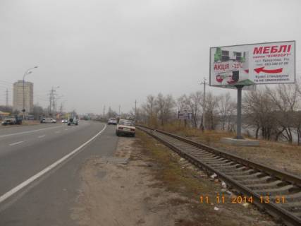 Билборд A в Вышгороде Вишгород, вул.Набережна, навпроти АЗС МОТТО, напрямок з Києва фото 1