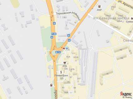 Билборд A в Николаеве, 6x3  просп. Героев Украины - Терновская розвилка схема