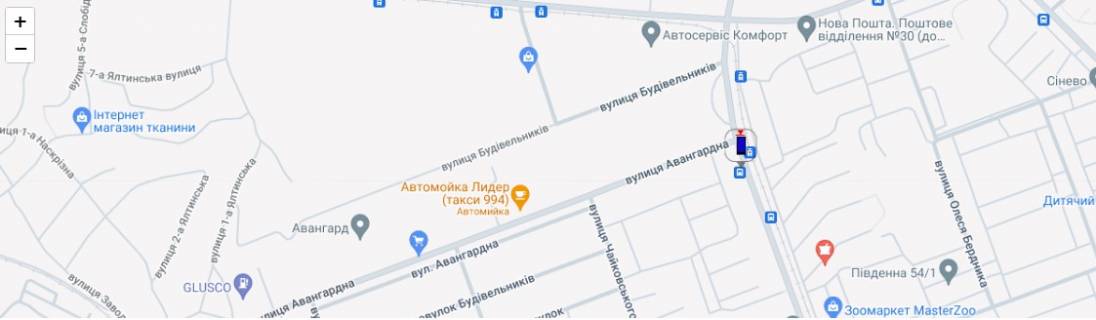 Нестандарт A в Николаеве просп. Богоявленский - за ост. Авангардная схема