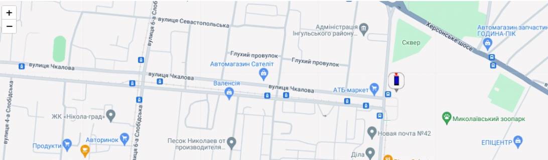 Нестандарт B в Николаеве просп. Богоявленский (район Зоопарка) схема