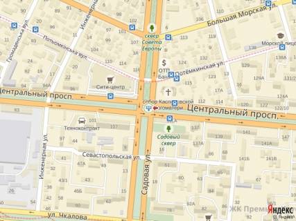 Призма A в Николаеве, 6x3  просп. Центральный - ул. Садовая - 285108 схема