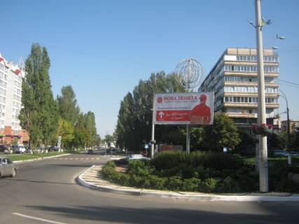 Билборд A в Вышгороде вул.Шолуденка-вул.Мазепи (клумба) на Набережну фото 1