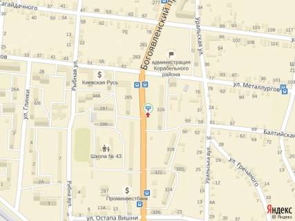 Билборд A в Николаеве, 6x3  просп. Богоявленский, 316 - ост. Универсам, 2 схема