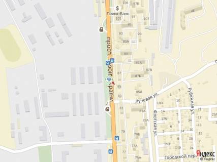 Билборд B в Николаеве, 6x3  просп. Героев Украины (воинская часть) схема