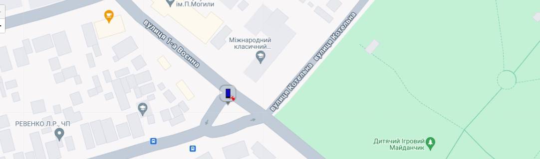 Нестандарт A в Николаеве ул. 1-я Военная - ул. Большая Морская схема
