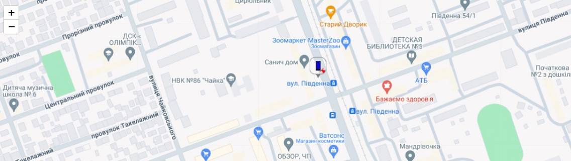 Нестандарт B в Николаеве просп. Богоявленский - ул. Парковая (перед к-ром Юность) схема