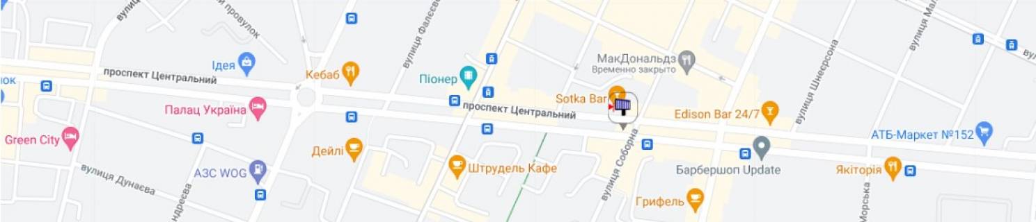 Призматрон, Призма A у Миколаєві просп. Центральный - ул. Соборная - 499392 схема