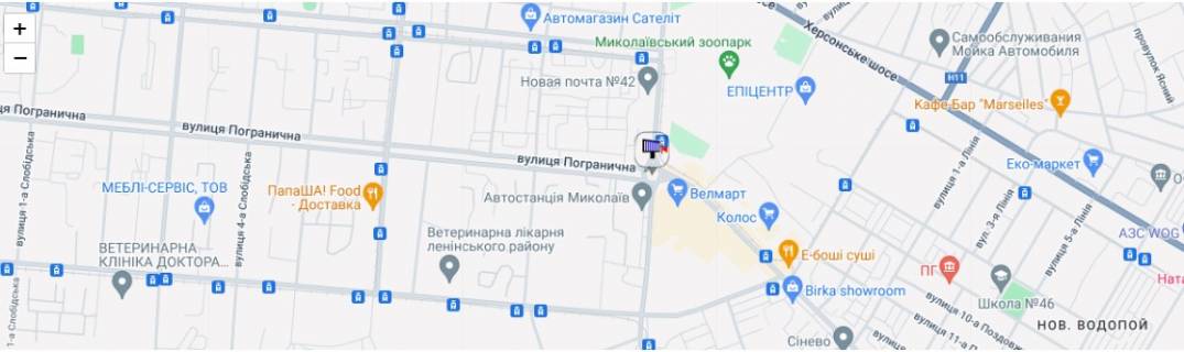 Билборд A в Николаеве просп. Богоявленский - кольцо Автовокзал схема