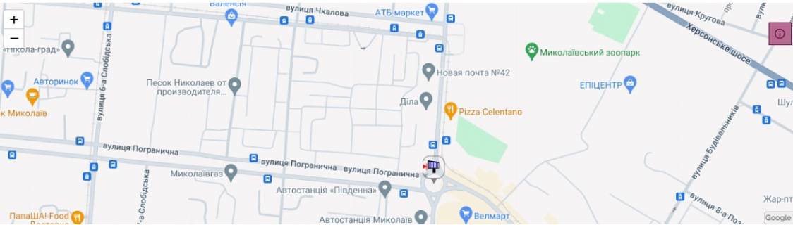 Призма A в Николаеве просп. Богоявленский - кольцо Автовокзал - 499369 схема