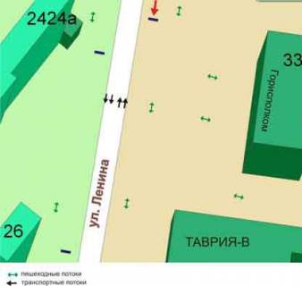 Сiтiлайт B у Чорноморськ (Іллічівськ) ул. Ленина, 33, №032-В схема