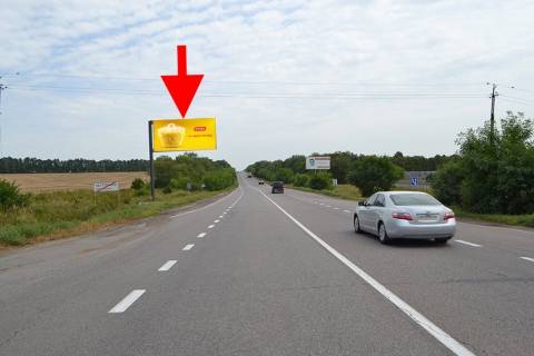 Билборд B на трассах Харьковской области, 3х6  Траса Київ-Харків-сел. Нестеренки-біля АЗС Motto-у бік Харкова фото 1