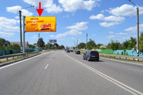 Билборд B в Песочине Полтавський шлях-вул.Шляхова-з центру фото 1