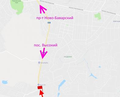 Billboard A in Kharkiv Kil'ceva doroga-sel. Lidne -bila AZS Brent Oil-praporec' No1-v bik av. Novo-Bavars'kij scheme