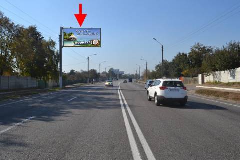 Билборд B в Харькове, 3х6  Полтавський шлях-вул. Новоселівська-з центру фото 1