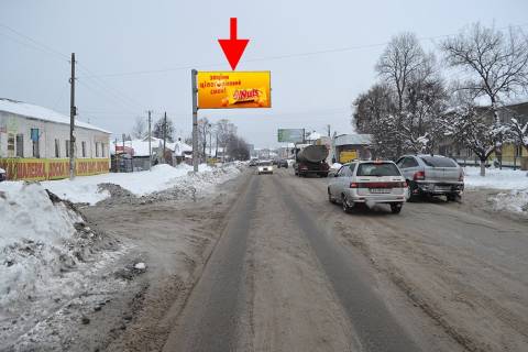 Билборд B в Мерефе Мерефа-вул. Дніпровська-вул. Кобзаря-прапорець №2-у бік Харкова фото 1