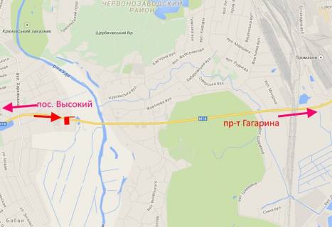 Билборд B в Покотиловке, 3х6  Сімферопольське шосе-біля АЗС Motto-прапорець №4-в центр схема
