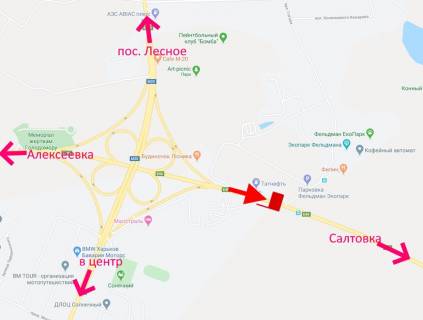 Билборд A в Харькове Лозовеньківський пр-т-Фельдман-екопарк-прапорець №2- у бік Салтівки схема