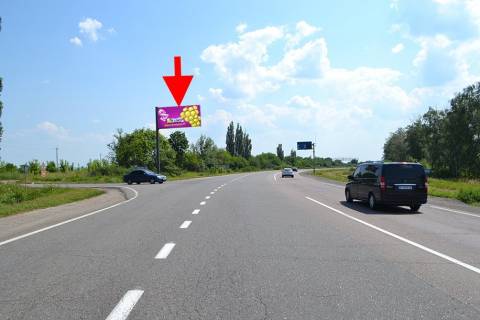 Білборд, Бігборд (Борд)  B у Люботині, 3х6  Траса Київ-Харків-м. Люботин-поворот на Пересічне- у бік Харкова Фото 1